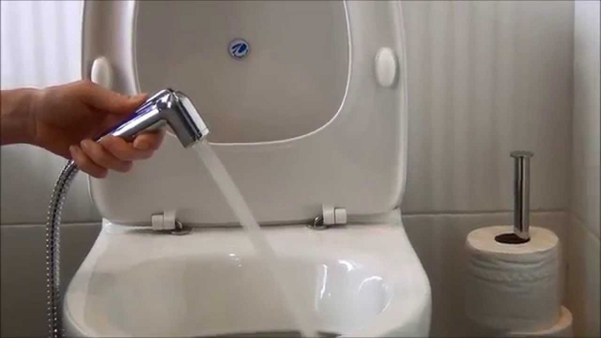 Hygienic Shower In The Bathroom