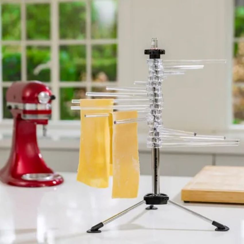 Review of KitchenAid KPDR Pasta Drying Rack for drying homemade noodles