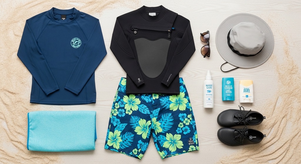 Are there any surf clothing essentials specific to women